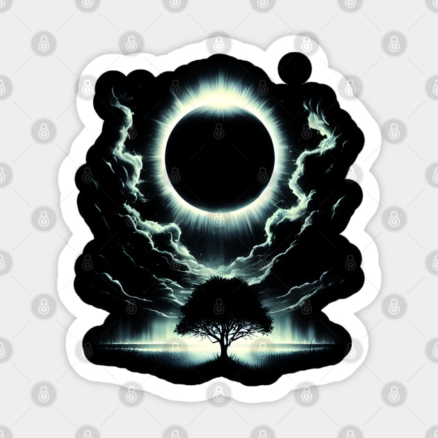 Celestial Serenity Sticker by MakerMind8.2